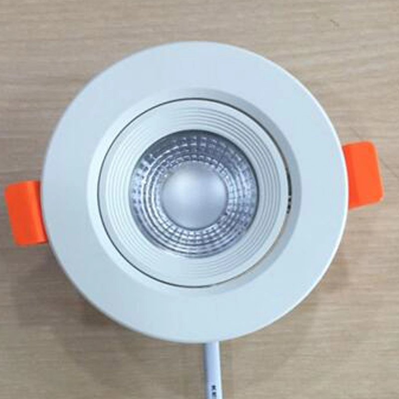 Downlight LED giratorio AL de plástico 6W 9W 12W