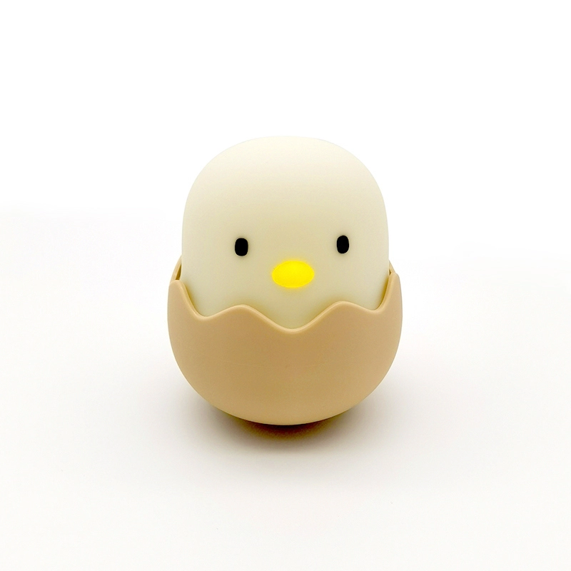 Luz nocturna de cáscara de huevo para niños con sensor táctil