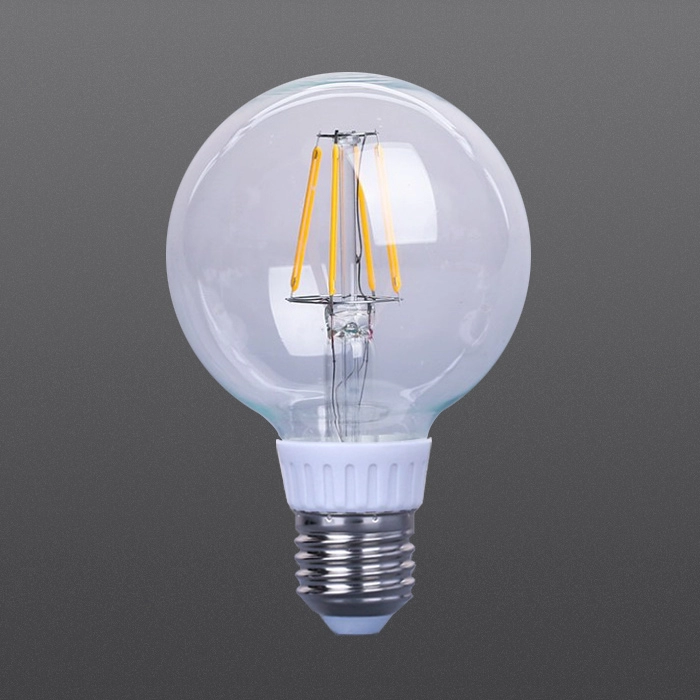 Bombillas LED de filamento regulable G80 Color claro