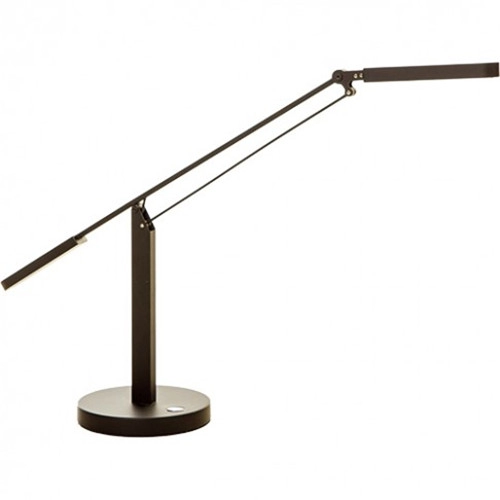 Lámpara de escritorio LED regulable de bronce antiguo con interruptor táctil