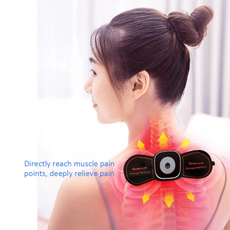 Mini masajeador de cuello de tejido profundo ems de estimulación muscular eléctrica de frecuencia media
