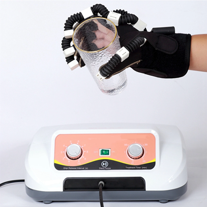 Robot de dispositivo de rehabilitación de manos con carrera de dos voltios