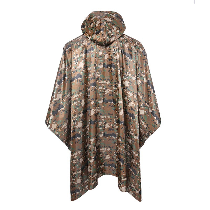 Poncho táctico militar camuflaje digital