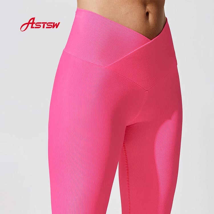 Pantalón de yoga de entrenamiento con soporte completo en forma de V