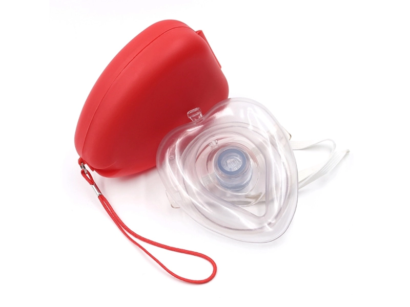Máscara de rescate para resucitador con bolsillos para RCP para adultos y niños