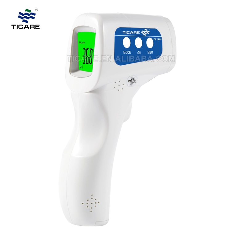 Termómetro infrarrojo digital médico para la piel de la frente adecuado para uso en bebés o adultos