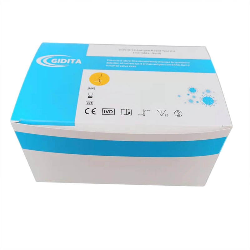 25 Set/Box COVID-19 Kit de prueba de antígeno para el hogar al por mayor