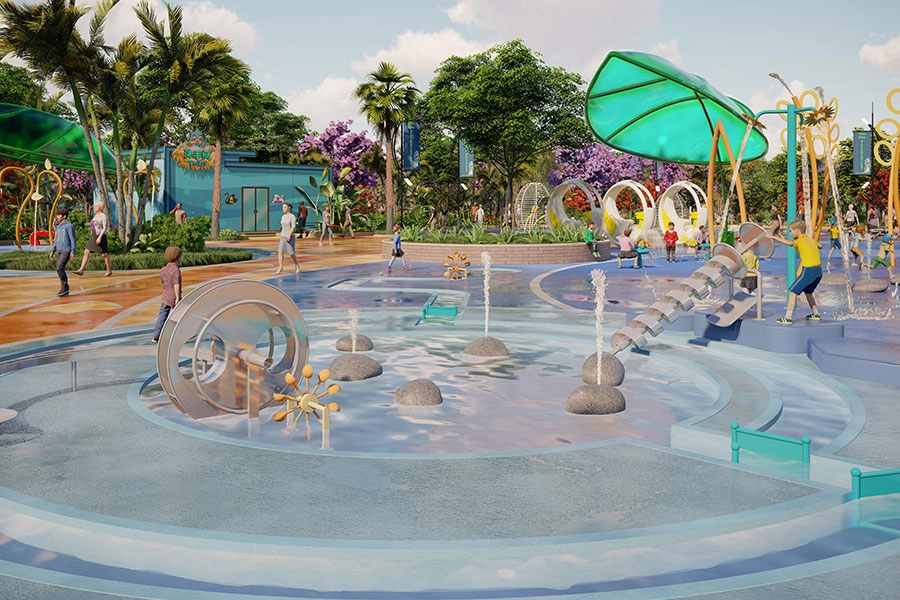 Parque acuático Spray Playground
