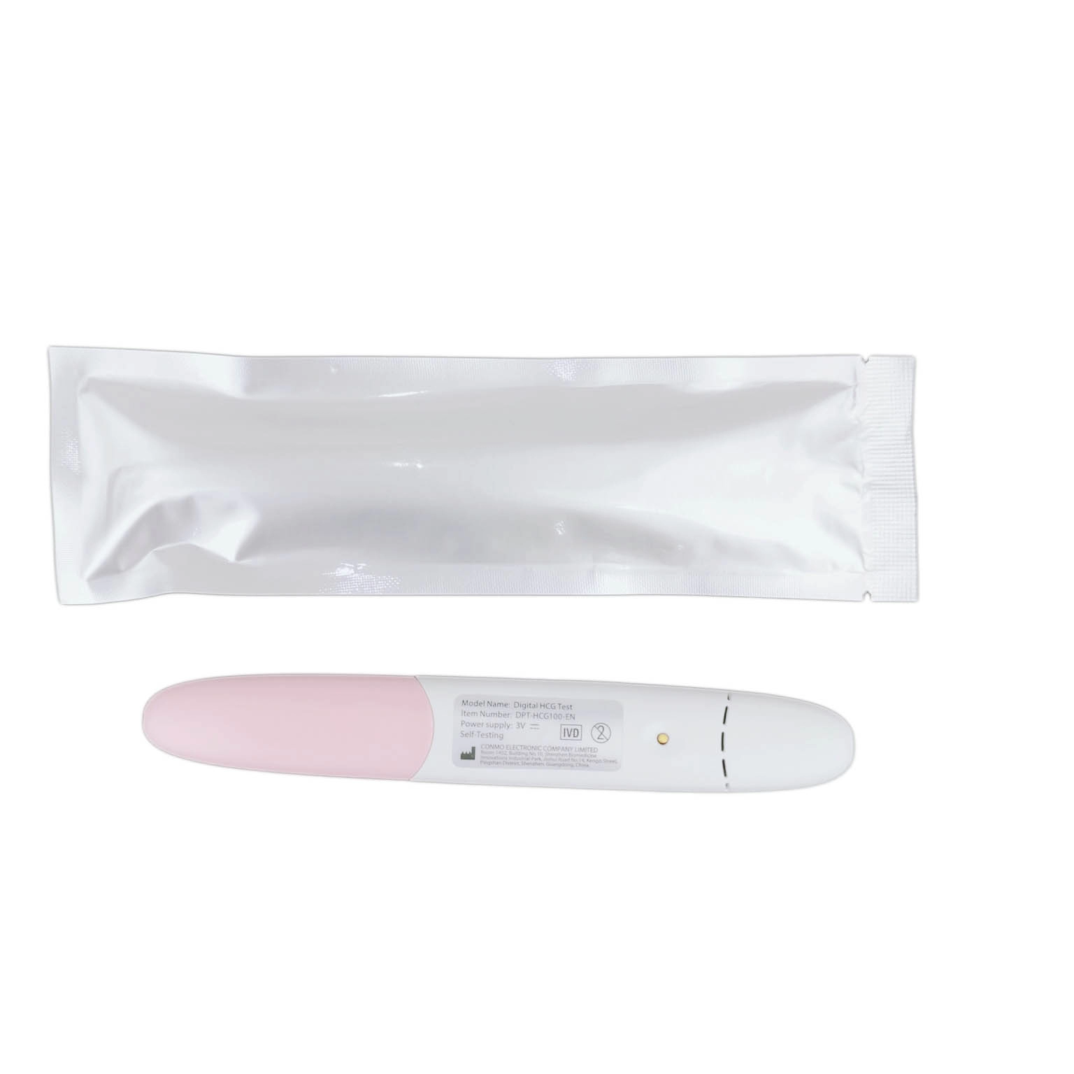 Pluma de prueba de embarazo electrónica con logotipo personalizado y prueba de embarazo en orina en casa