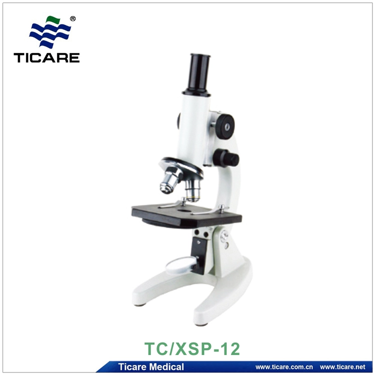 Microscopio óptico monocular de biología XSP-12 40X 2000X para microscopio clínico