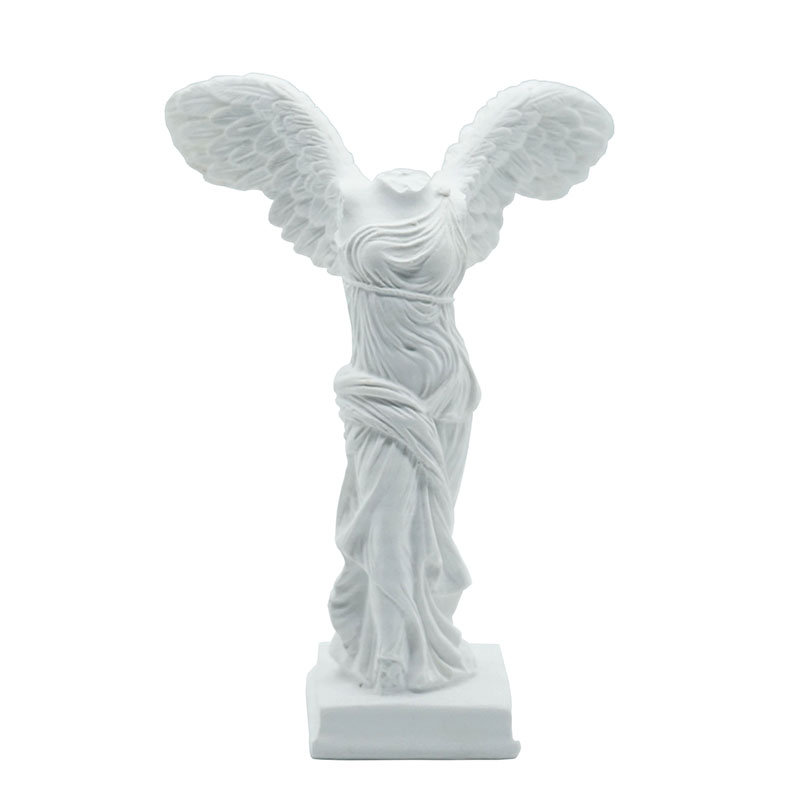 Escultura de resina de la diosa de la victoria