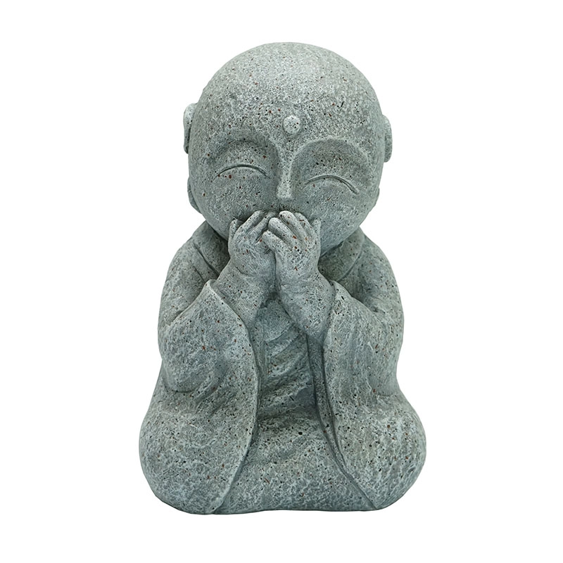 Estatua de monje Jizo japonés MGO para decoración de jardín