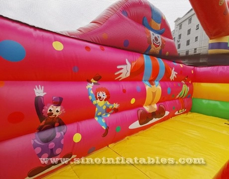 Tobogán de fantasía de payaso inflable grande comercial para niños de 6 metros de altura certificado por EN14960 de la fábrica inflable de China