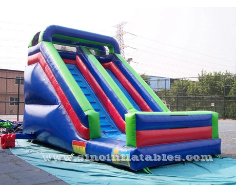 Tobogán inflable para niños de carga frontal de grado comercial 25x13 para divertirse en fiestas al aire libre
