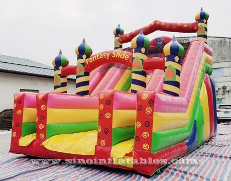 Tobogán de fantasía de payaso inflable grande comercial para niños de 6 metros de altura certificado por EN14960 de la fábrica inflable de China