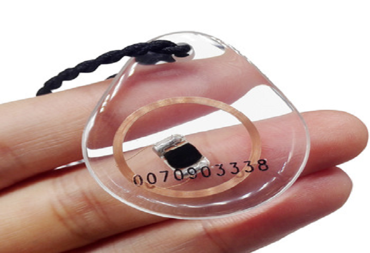 etiqueta clave transparente rfid