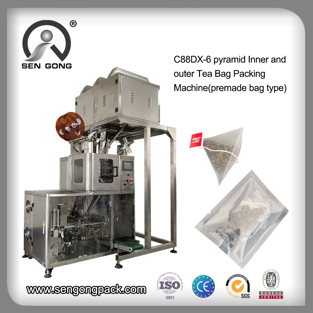 C88DX Fabricante automático de máquinas empacadoras de té bioweb (tipo bolsa)