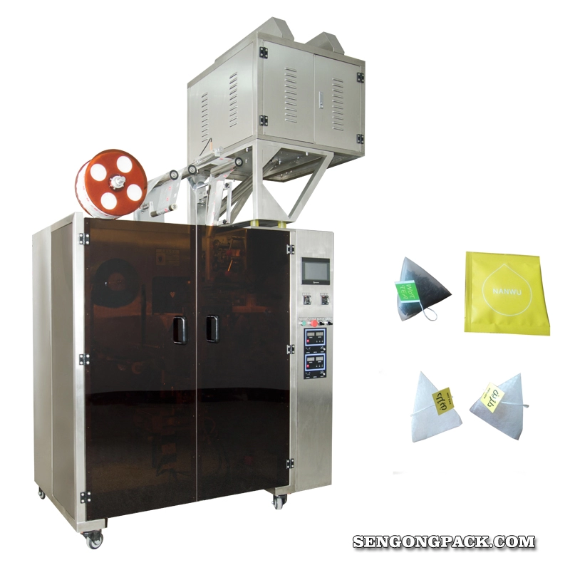 Máquina de bolsitas de té planas/pirámide de nailon C28DX para pequeñas empresas