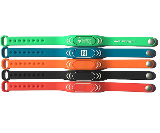 pulseras de silicona rfid ajustables