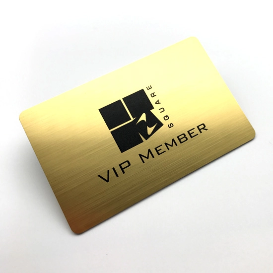 Tarjetas VIP de PVC con impresión artesanal especial para clubes