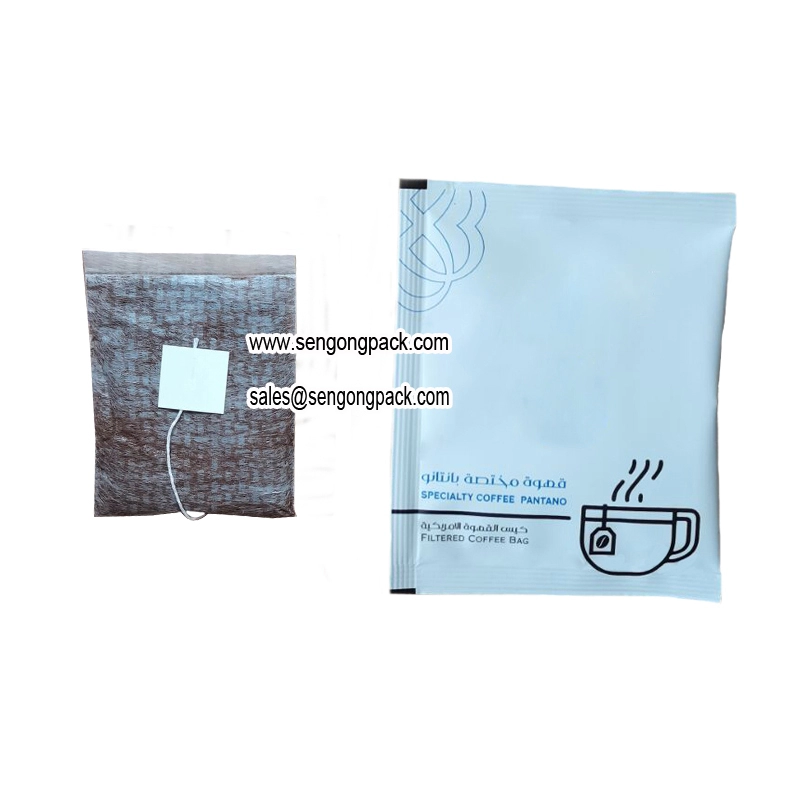 Filtros biodegradables C19H PLA PLA para empaquetadora de bolsas de café por goteo