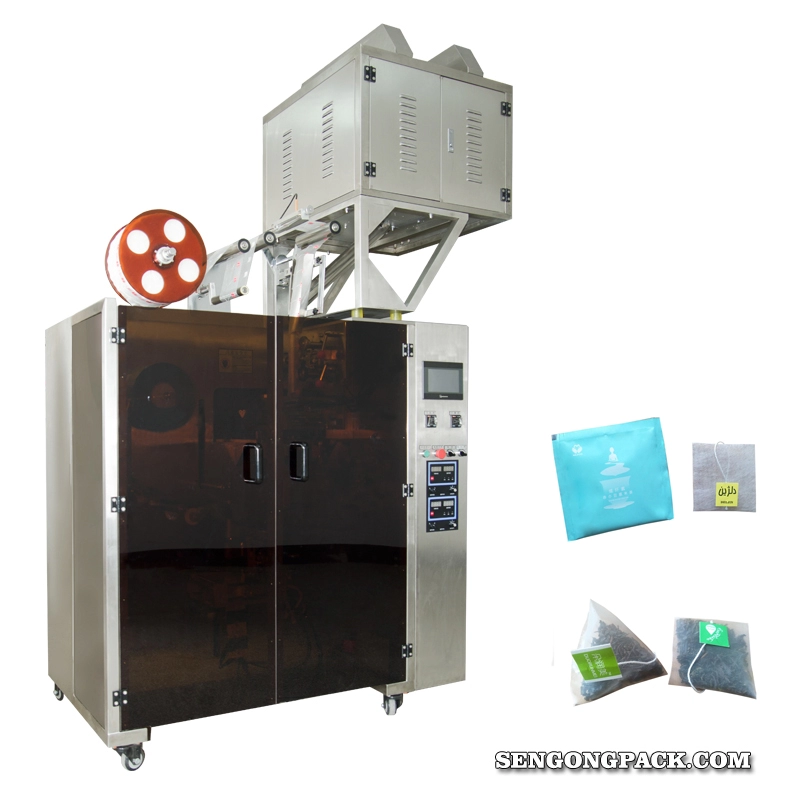 C28DX Máquina automática para fabricar bolsitas de té planas/pirámides de PLA