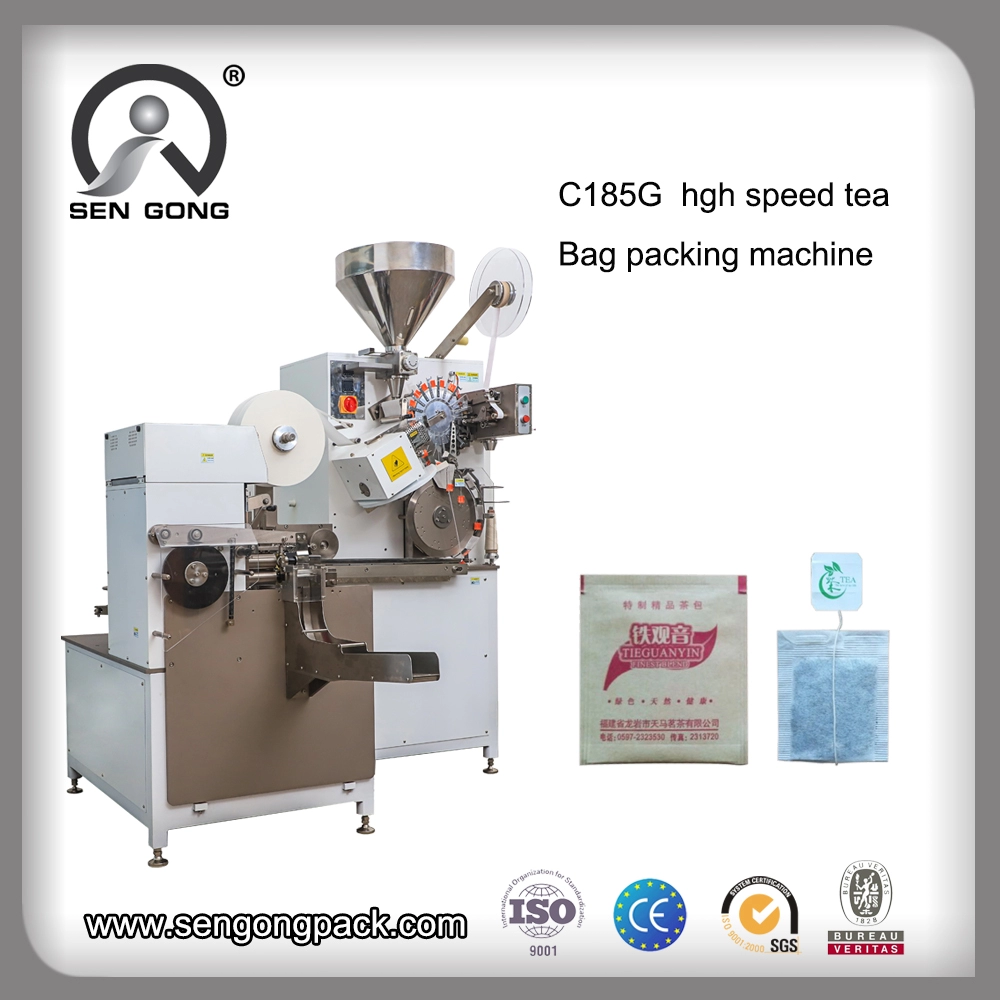 Maquinaria de fabricación de bolsitas de té de alta velocidad C182-5G