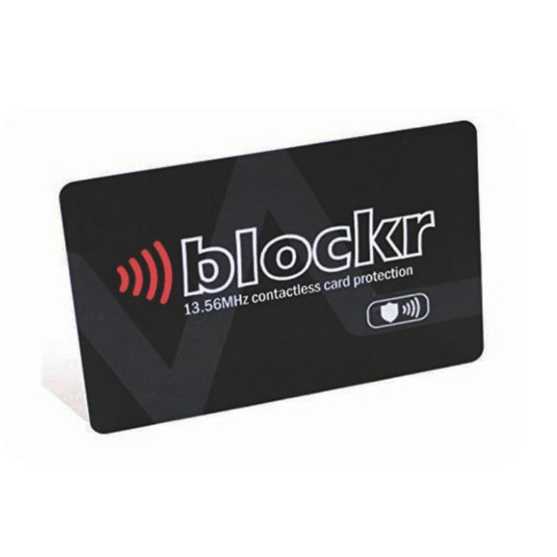 Tarjeta de bloqueo RFID con protector de tarjeta de crédito seguro de 13,56 Mhz