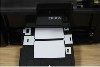 Tarjeta inteligente imprimible de PVC con inyección de tinta, tarjeta IC de contacto para EPSON