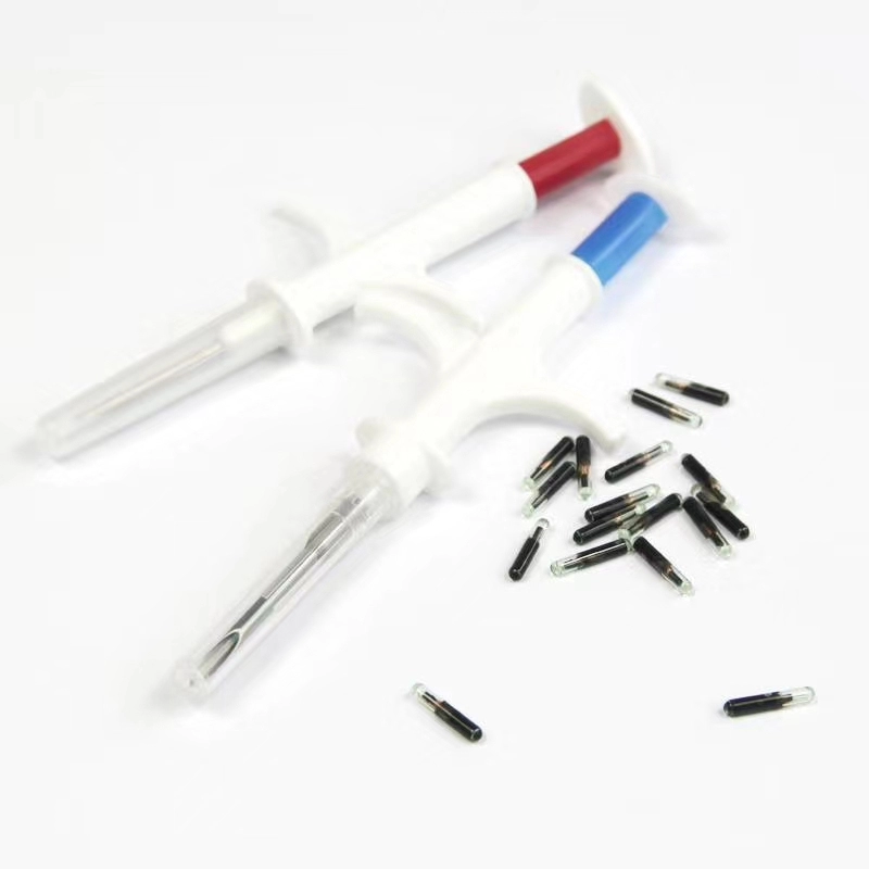 Microchip de etiqueta de tubo de vidrio para mascotas RFID EM4305 implantado