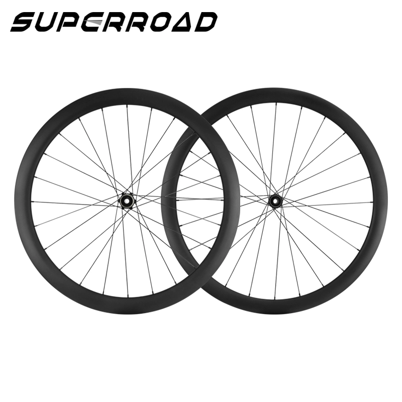 Las mejores ruedas de bicicleta de grava de carbono con freno de disco más ancho de 40/45 mm