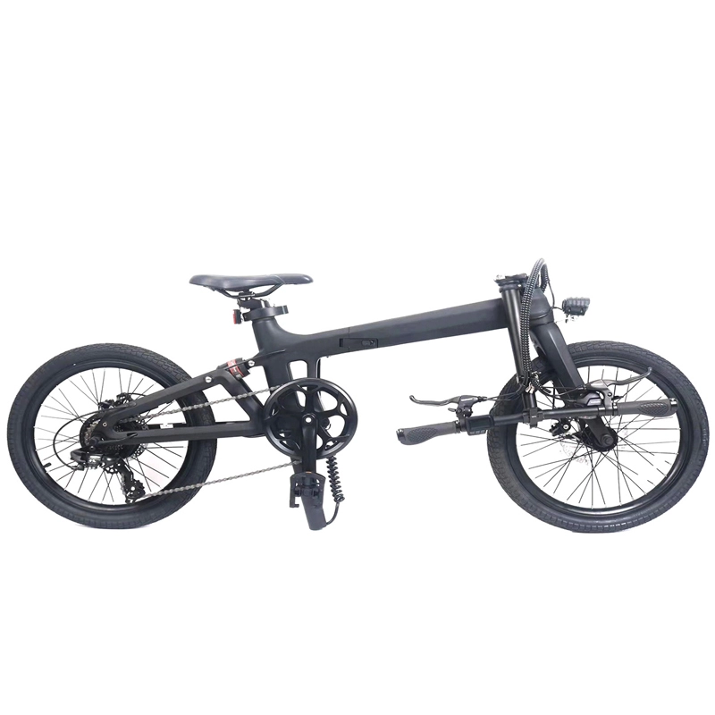 LightCarbon Nueva bicicleta eléctrica plegable de carbono LCE-XO