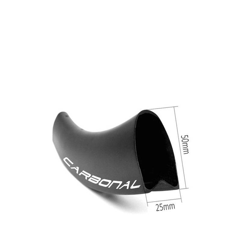 Tubular para bicicleta de gravel, llanta de carbono de 50 mm de profundidad y 25 mm de ancho