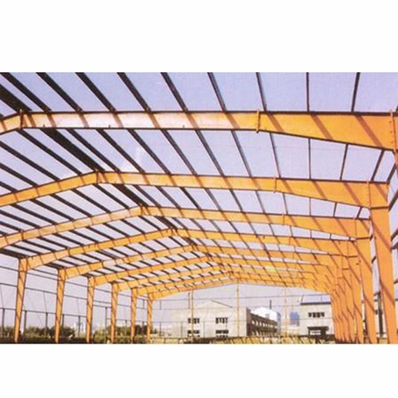 Estructura de acero para la construcción de almacenes con estructura de acero y almacenamiento