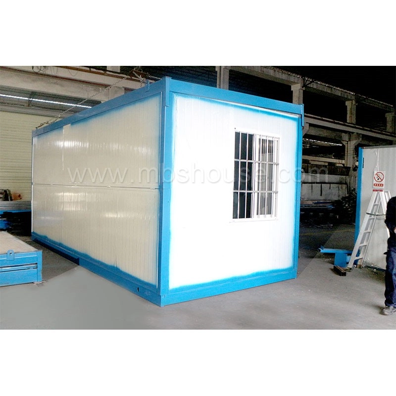 Casa contenedor plegable con estructura de acero portátil de fábrica