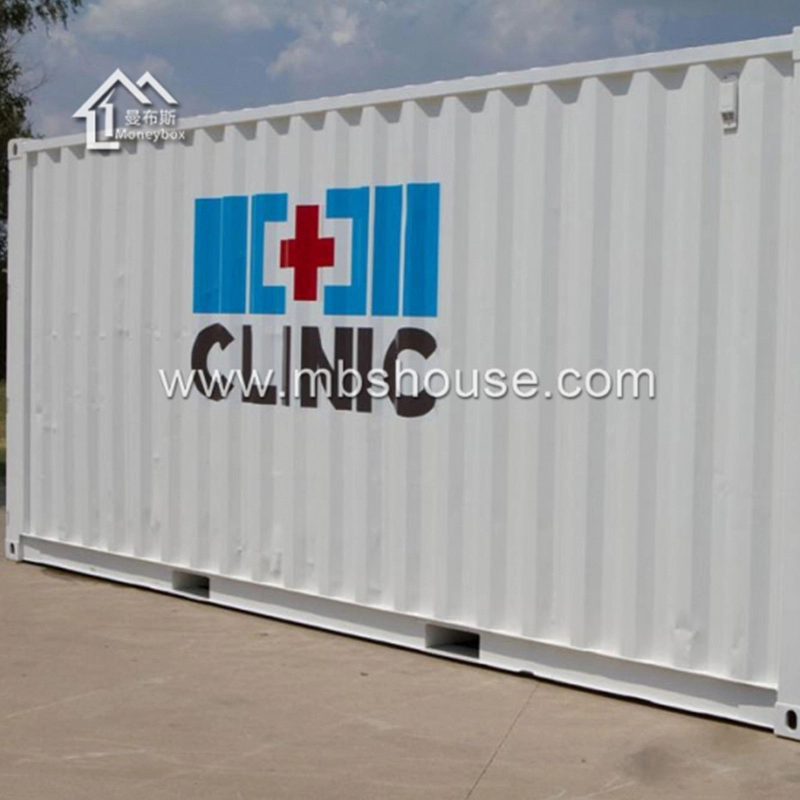 Casa contenedor de envío de clínica de transformación prefabricada moderna personalizada de fábrica