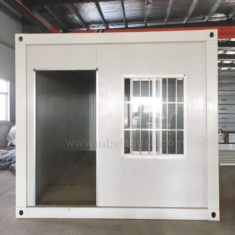 Casa portátil modular del envase del paquete plano del panel de bocadillo de la estructura de acero