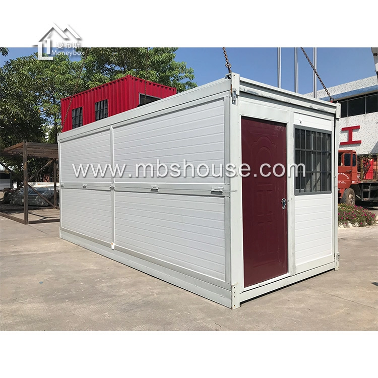Casa contenedor de transporte plegable modular con diseño de hucha