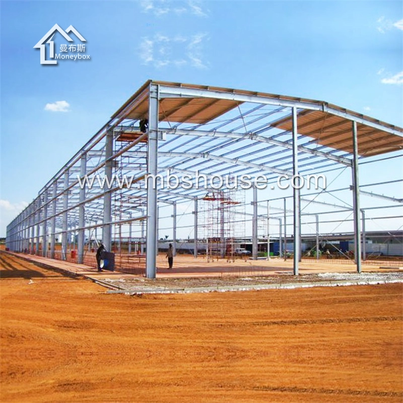 Edificio de estructura de acero pesado prefabricado personalizado para almacén