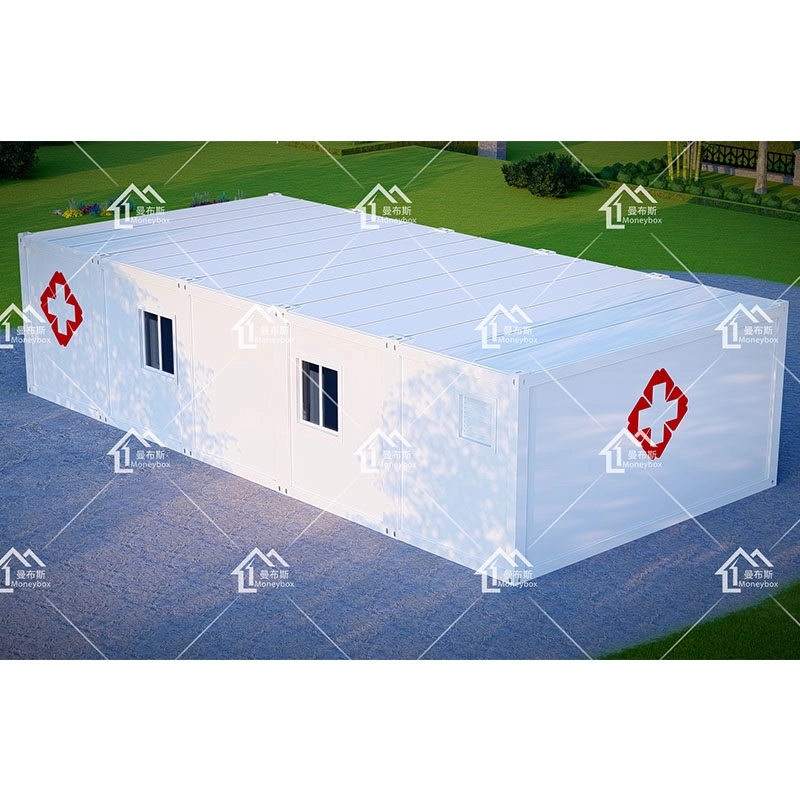 Casa contenedor de aislamiento hospitalario personalizada moderna de construcción rápida a la venta