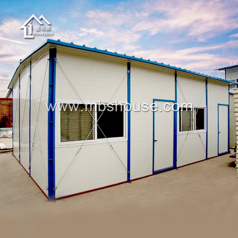 Diseño de casa pequeña con marco de acero moderno prefabricado pequeño en casas prefabricadas