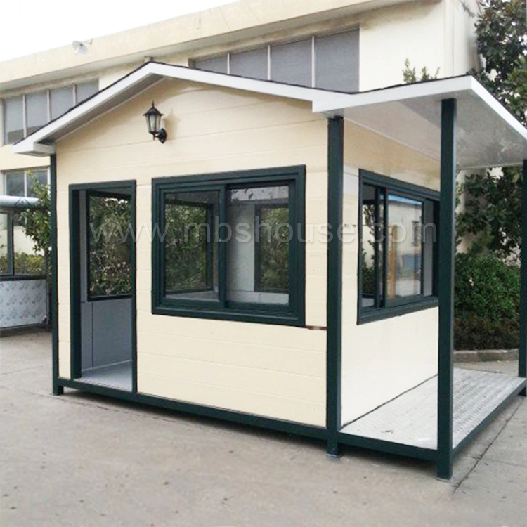 Casa de quiosco de seguridad prefabricada casera modular de alta calidad personalizada