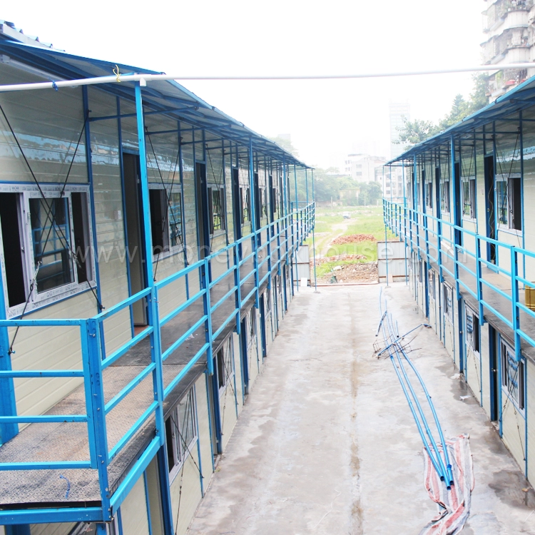 Campamento de trabajadores de casas prefabricadas modulares de casas prefabricadas