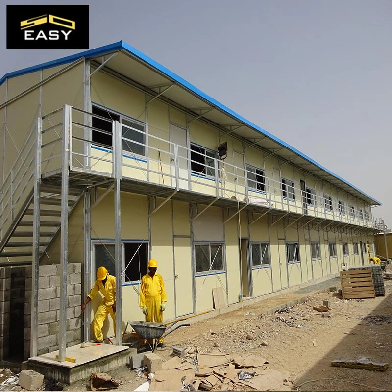 Casa K prefabricada de acero galvanizado moderna para viviendas, dormitorio temporal para profesores