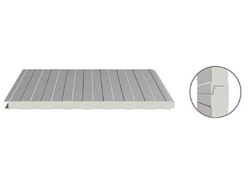 Panel sándwich de poliuretano de 50 mm 75 mm 100 mm para sistema de revestimiento de paredes metálicas