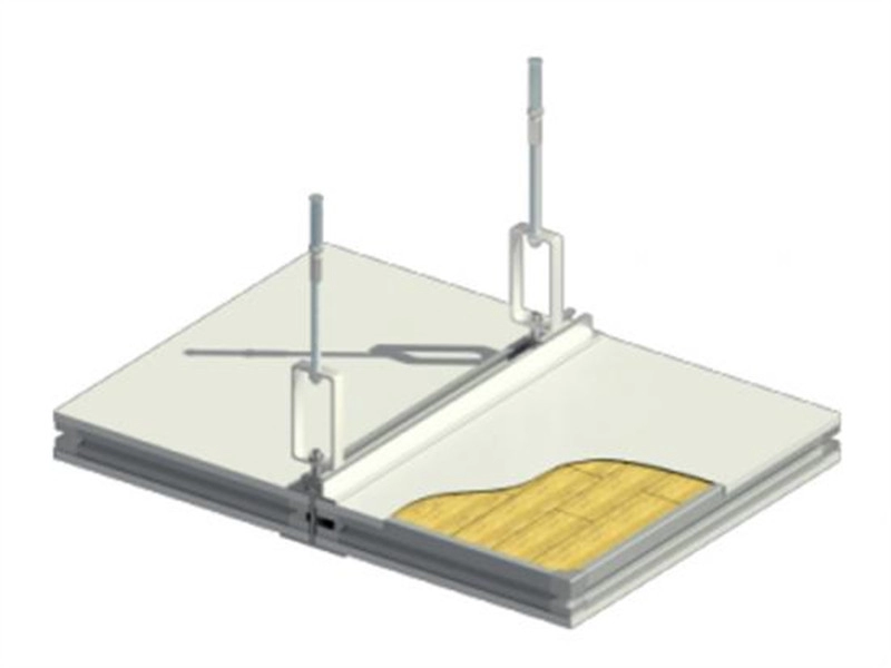 Techo de acero I-Grid con sistemas de paneles sándwich para sala limpia