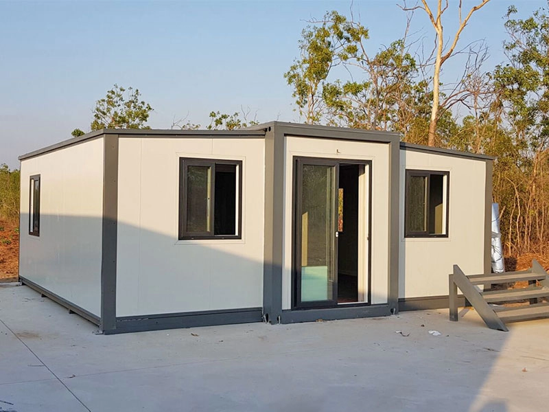 Casas móviles prefabricadas plegables de 20 pies con dos dormitorios