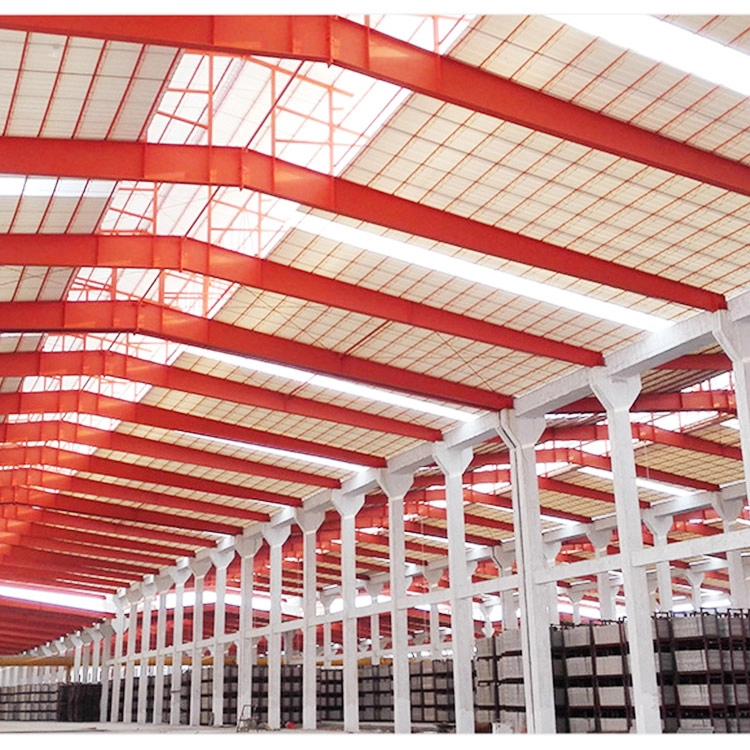 Taller de estructura de acero ligero prefabricado personalizado del almacén de estructura de acero prefabricado chino
