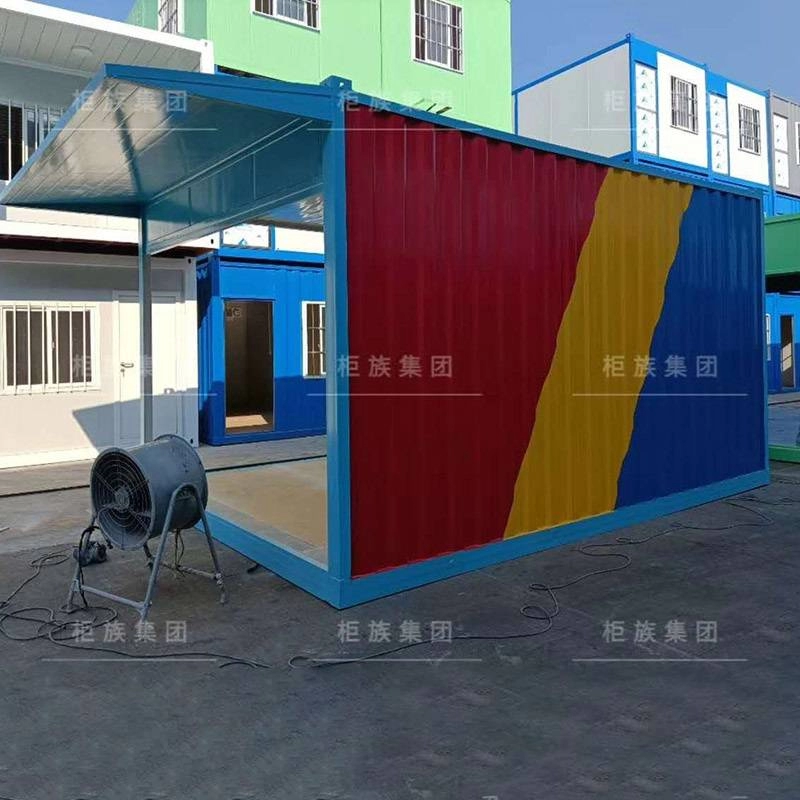 Tiendas de contenedores renovadas en fábrica fabricadas en China con material galvanizado