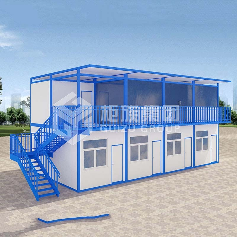 Casa de paquete plano portátil reciclable de 20 pies para vivir